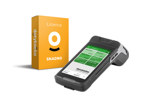Dotykačka PLATEBNÍ 5,5″ Pro + Licence SNADNO