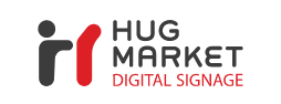 hug market digital signage