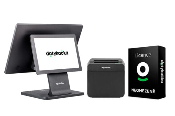 Dotykačka KOMPLETNÍ 15,6" se zákaznickým displejem + Licence NEOMEZENĚ